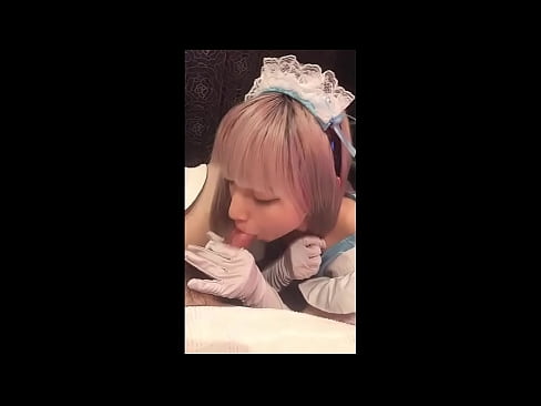 ❤️ Japanski idol [mayuka], kostim francuske sobarice, 1. dio, pušenje i drkanje losionom ❤ Porno kod nas ☑